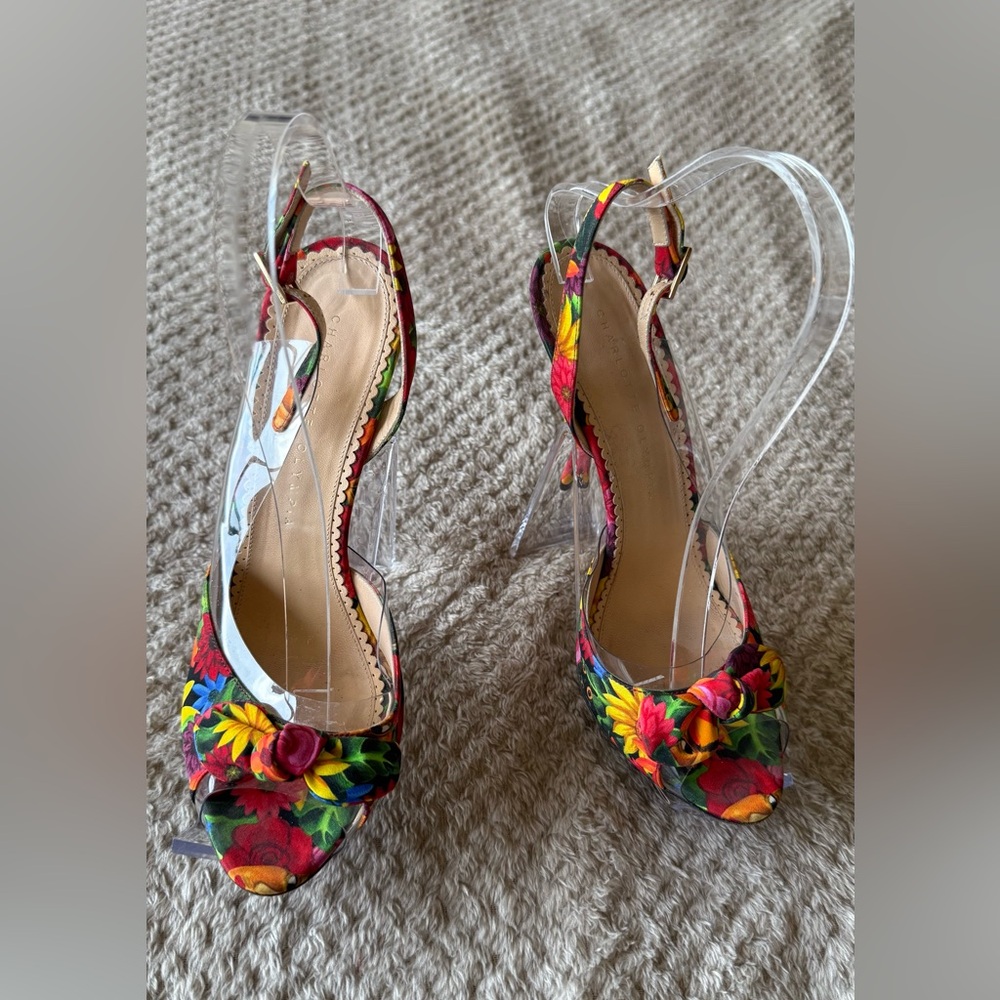 Charlotte Olympia Freida Khaloe Print Heels 👠